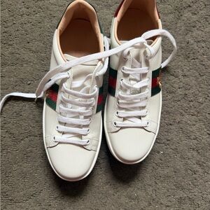 Gucci Ace Leather Trainers Size 38.5